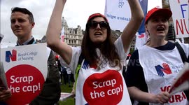 Tony Robinson stands with the RCN