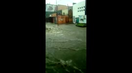Hurricane Katia - Flooding streets of Mexico City, Mexico