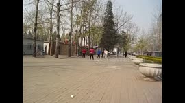 China. Beijing. Taichi in the street. 2015