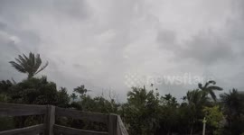TimeLapse Clouds & Rain Hurricane Irma Friday Evening Nassau Bahamas