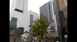 South Korea. Corea del Sur. Seúl. Seoul III. Skycrapers buildings, skyline from down Gangnam neighborhood. 2015 (3)