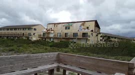 Hurricane Irma ravages residential area in Florida