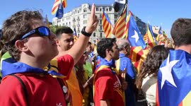 Catalonia National Day - Barcelona, Spain