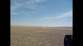 Mongolia. Gobi desert tour. Day 2. (4) Gazelles running. Gacelas corriendo. 2015
