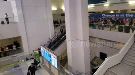 Newark Airport Bomb Scare 09.13.2017 Terminal C Mid Level