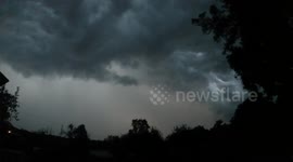 Summer Storm Lightning Flashes