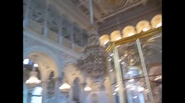 Russia. Saint Petersburg. State Hermitage museum. Winter Palace. Peacock, clock hall. 2015