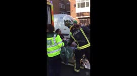 Heavy ambulance presence at the aftermath of the Parsons Green attack