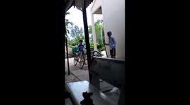 A funny way to show off your talent