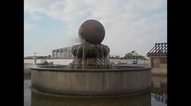 Taiwan. Hualien. Rolling ball fountain. 2015