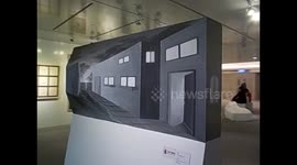 Taiwan. Taipei 101 WTC Observatory. 3D three dimensional paintings exposition. 2015 (1)