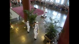 Taiwan. Taipei. SYS Memorial hall, cambio de guardia. Changing guards. 2015