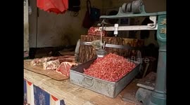 Tibet. Lhasa I. (5) Barkhor. Butcher shop muslim quarter. 2015