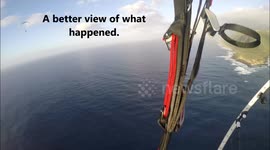 Emergency paramotor landing recap