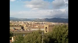 Italy. Italia. Florencia. Firenze. Florence. Skyline from Piazzale Michelangelo. 2015