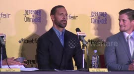 Anthony Joshua invites Rio Ferdinand in for sparring