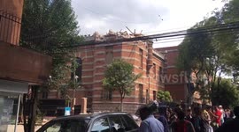 After earthquake in Mexico