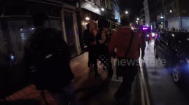 Sadie Frost at the wake of  the Prince Of Soho Bernie Katz