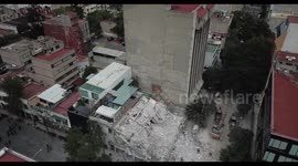 New drone footage shows collapsed buildings from Mexico quake