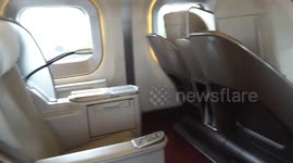 Shinkansen Gran Class tokyo to Koriyama japan may  first class train car