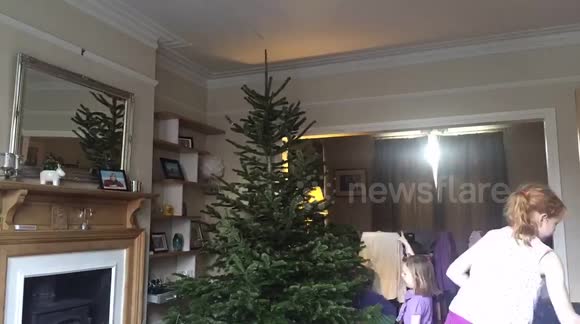 Christmas lights time lapse