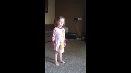 Toddler talking about god