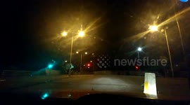 Roads at night time.