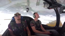 Aerobatics with hysterical passenger