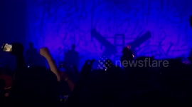 Marilyn Manson gets knocked out on stage!