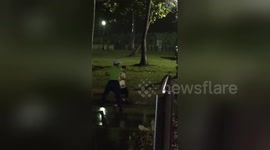 Newsflare Edit - South Beach Guido Fight New Years 2016