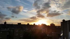 Sunset in London