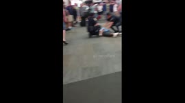 Sanfransisco airport police takedown (pt2) (non graphic)
