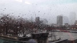Rainy London bus journey