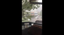 Short storm Brisbane Friday 6 October