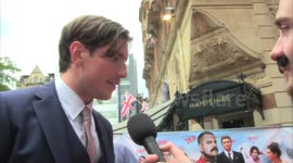 Morgan Watkins talks about The Hooligan Factory at the London premiere