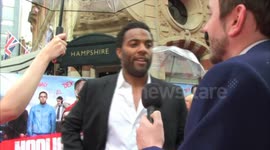 Ray Fearon talks about The Hooligan Factory on the red carpet 
