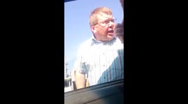 Man jabs motorist with stick, screams 'I will beat you to death'