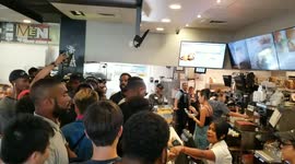 RUSHES: Huge queues at LA McDonald's for Szechuan Sauce
