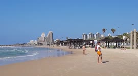 Haifa beach, Israel
