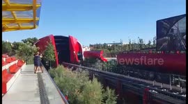 Roler coaster in Barcelona