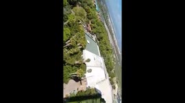 Roler coaster ride in Barcelona. High ride