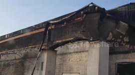 K-mart Santa Rosa fire remainings-restos despues de incendio