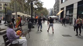 Group of people fighting on the 