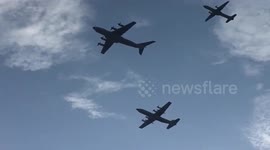 Spanish military parades through Madrid on national day