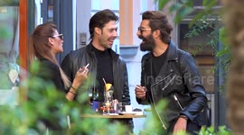 Top Greek models Nektarios Kyrkopoulos and Spyros Papakonstantinou hanging out