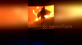 'My truck caught on fire after I went through Atlas Peak'