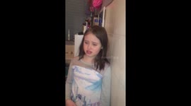 My 8 yr old daughter fighting with her sister about the I pad.  Lol