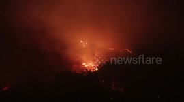 Fires in Portugal. Fires at the door of the city of Braga