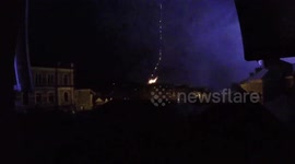 Terrifying lightning storms captured over Plymouth
