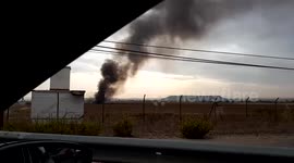 Newsflare Edit - McDonnell Douglas F18 Accident in Torrejon de Ardoz